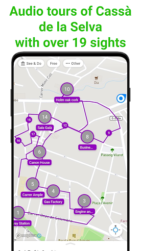 Android application Cassa de la Selva SmartGuide screenshort