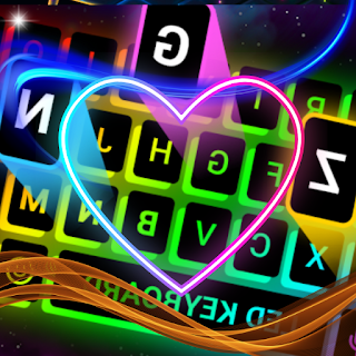 Neon Love Keyboard Theme apk