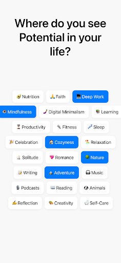 Potential – Better Choices Screen 2