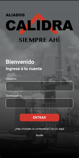 Android application Aliados Calidra screenshort