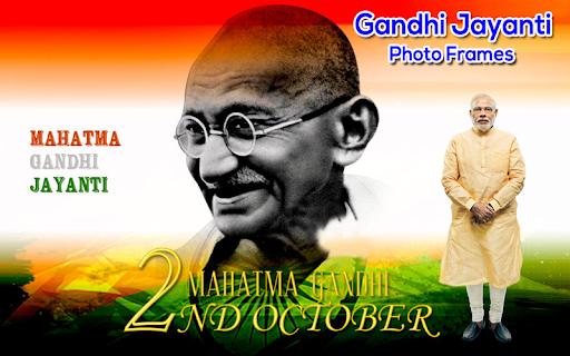 Android application Gandhi Jayanti Photo Frames screenshort