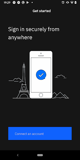 Android application IBM Security Verify screenshort