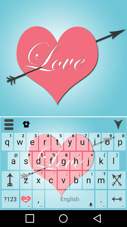Pink Love Keyboard Theme - 7.3.0_0421 - (Android)
