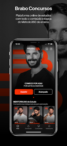 Android application Brabo Concursos screenshort