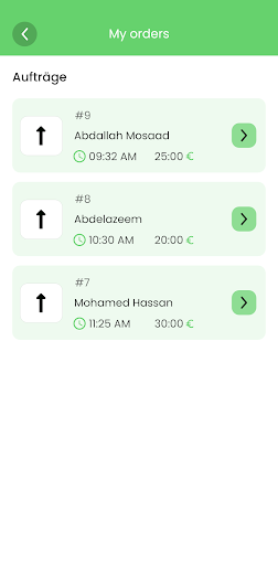 Bestellhalal - Fahrerapp Screen 3