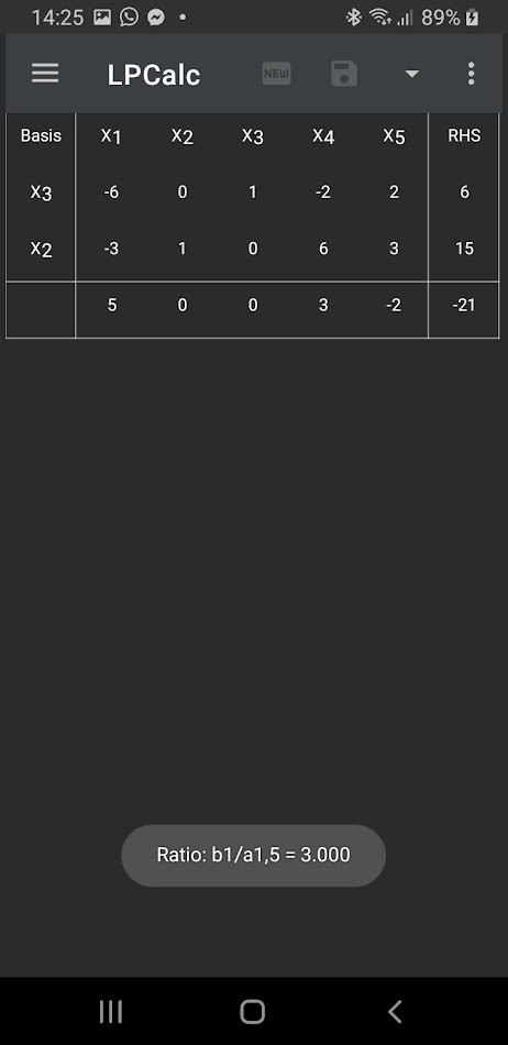 #6. LPCalc: Simplex Method Calc (Android) 由: EL-HAOUZI ABDESSAMAD