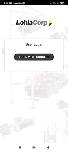 Android application LohiaCorp screenshort