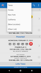 Lotto Results - Mega Millions Powerball Lottery US screenshots 3