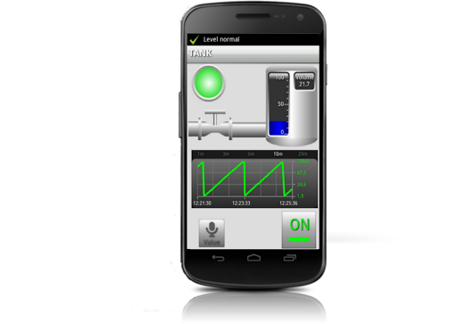 Android application TeslaSCADA2 Runtime screenshort