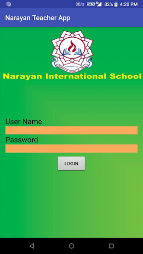 Android application NARAYAN TEACHER APP screenshort