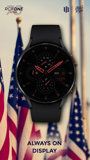 S4U RC ONE - USA watch face Screen 2