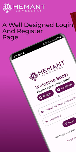 Android application Hemant Jewellers(WH) screenshort