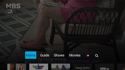 Screenshot of MBS TV