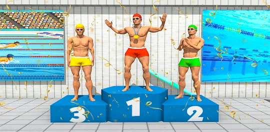 Aqua swimming pool racing 3D