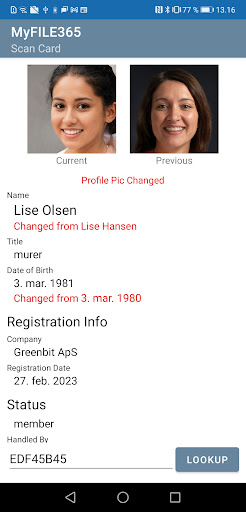 Android application MyFile365 screenshort