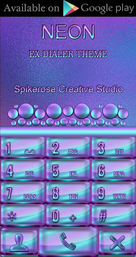 Neon Go Locker theme Screen 2