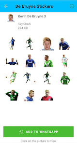 Screenshot 9 Kevin De Bruyne Stickers android