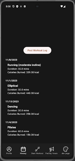 Android application Vandy Wellness screenshort
