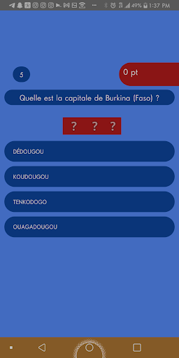 CCQuiz 1.0 Screen 3