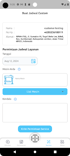 Crystal Sign Service Center Screenshot