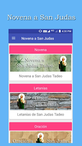 Android application Novena a San Judas screenshort