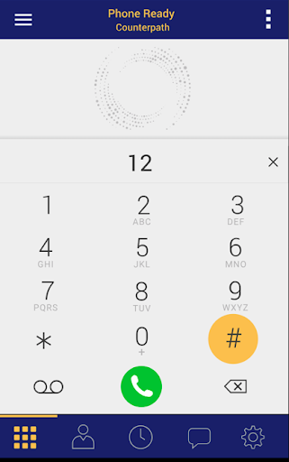 Android application WiLine UCaaS screenshort