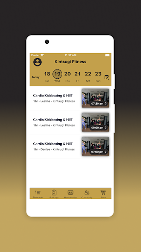 Kintsugi Fitness Screen 2