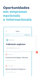 Revelo - Vagas para devs no Brasil e Estados Unidos, 100% grátis.