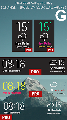 Weather Widget Galaxy S8 Pro S9 - Live Temperatureのおすすめ画像4