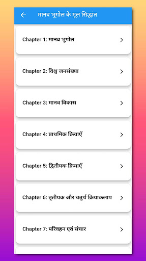 Class 12 Geography in Hindi