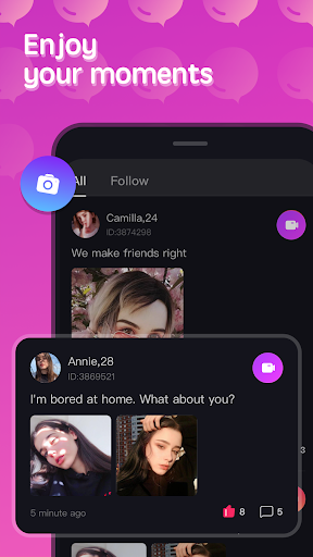 AuChat - Video Chat Screen 3