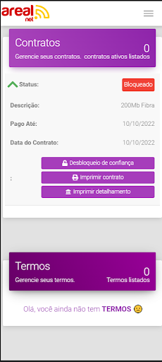 ArealNet Suporte Screen 3
