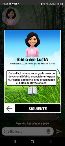 Biblia con LucÍA Screen 2