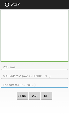 Android application WOLY (free_WakeOnLan) screenshort