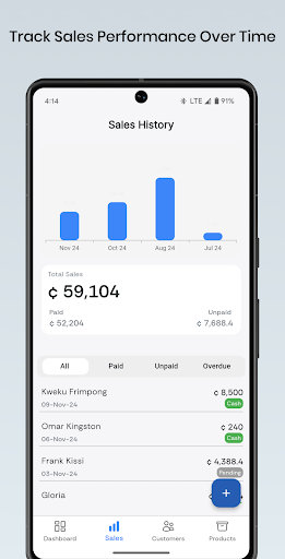 Screenshot of Spend App