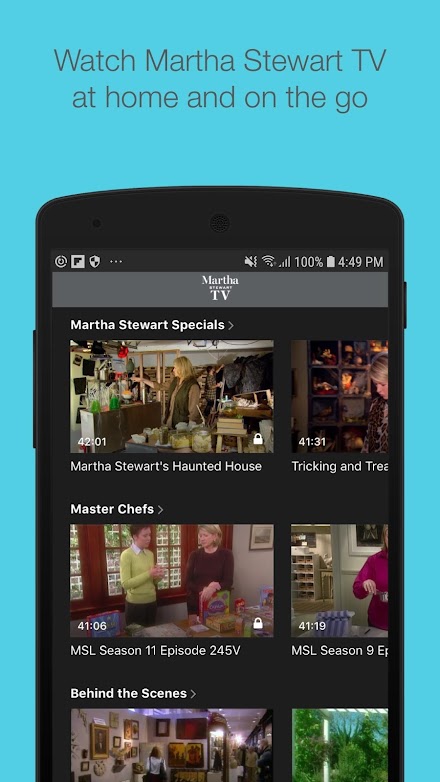 Martha Stewart TV Screen 2