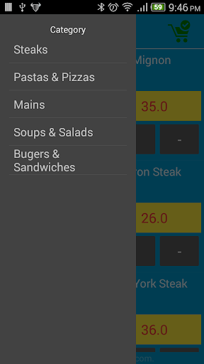 Mini Menu for MiniPOS