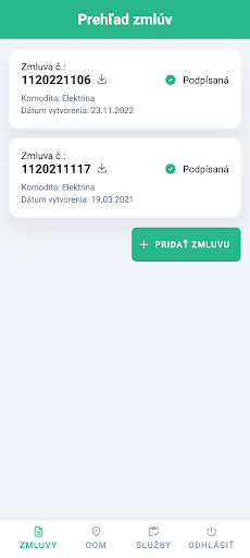 Android application Greenlogy screenshort