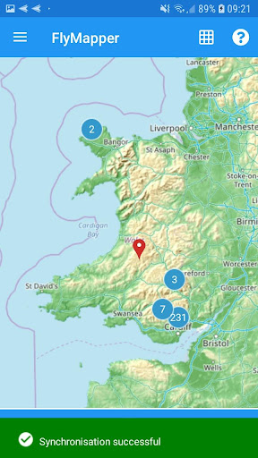 FlyMapper Wales Screen 3