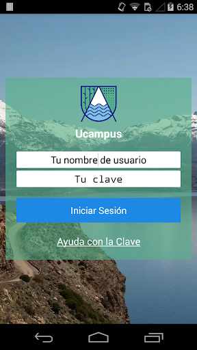 Android application Ucampus UAysen screenshort