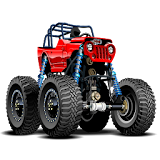 Monster truck simulator icon