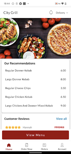 City Grill Screen 2