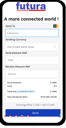 Futura Exchange Screen 3