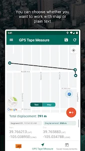 My GPS Tape Measure