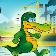Funny Angry Crocodile Game Runner