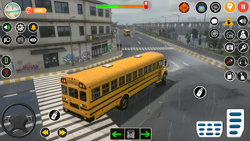 School Bus Driving Coach Games