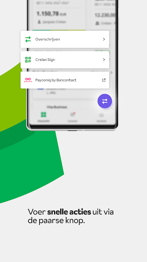 Crelan Mobile App Screen 2