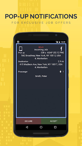 TaxiCaller Driver Screen 2