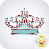 Fairy Princess Crown Stickers icon