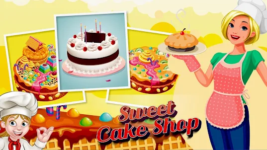 Cake Maker Shop - Chef Cooking